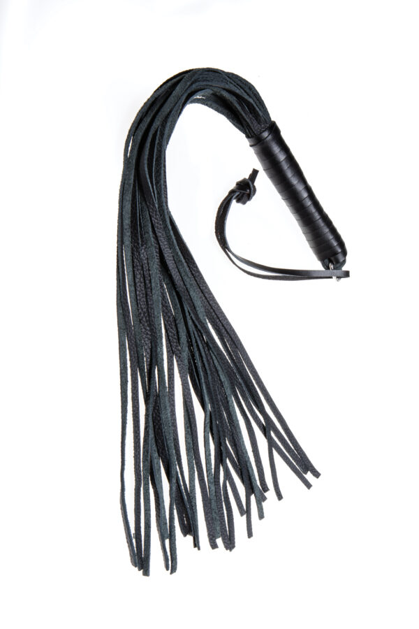 Leather Whip with handle